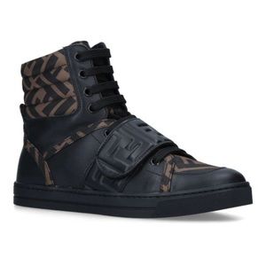 Fendi Kids High Top Sneaker